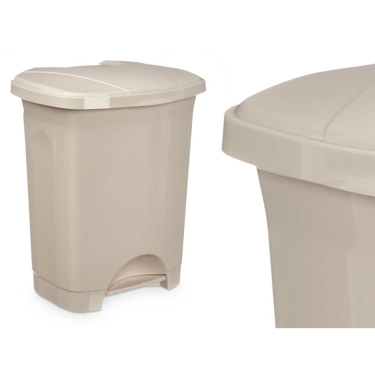 Pedal Beige Plast 10 L (8 enheter)